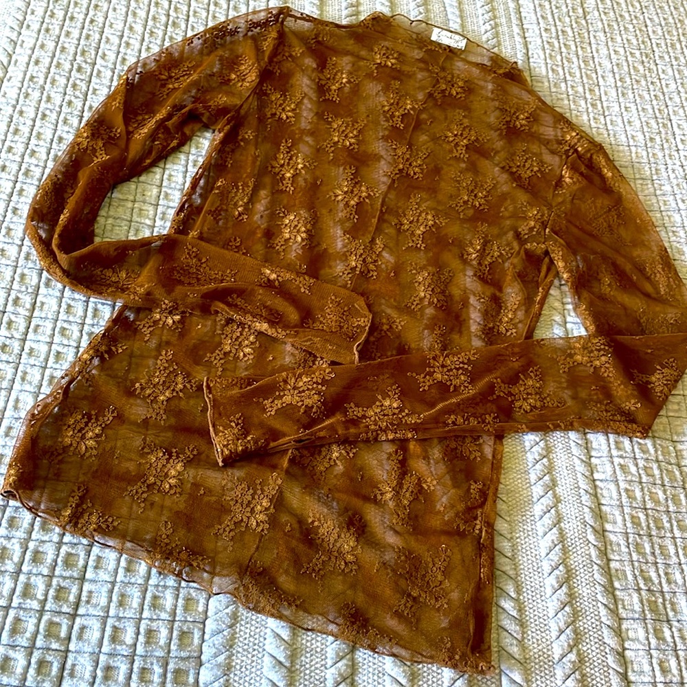 EUC Free People Intimately Sheer Top